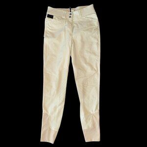 Dover Saddlery Womens Beige Breeches Riding Pants Size 26 Equestrian Wear